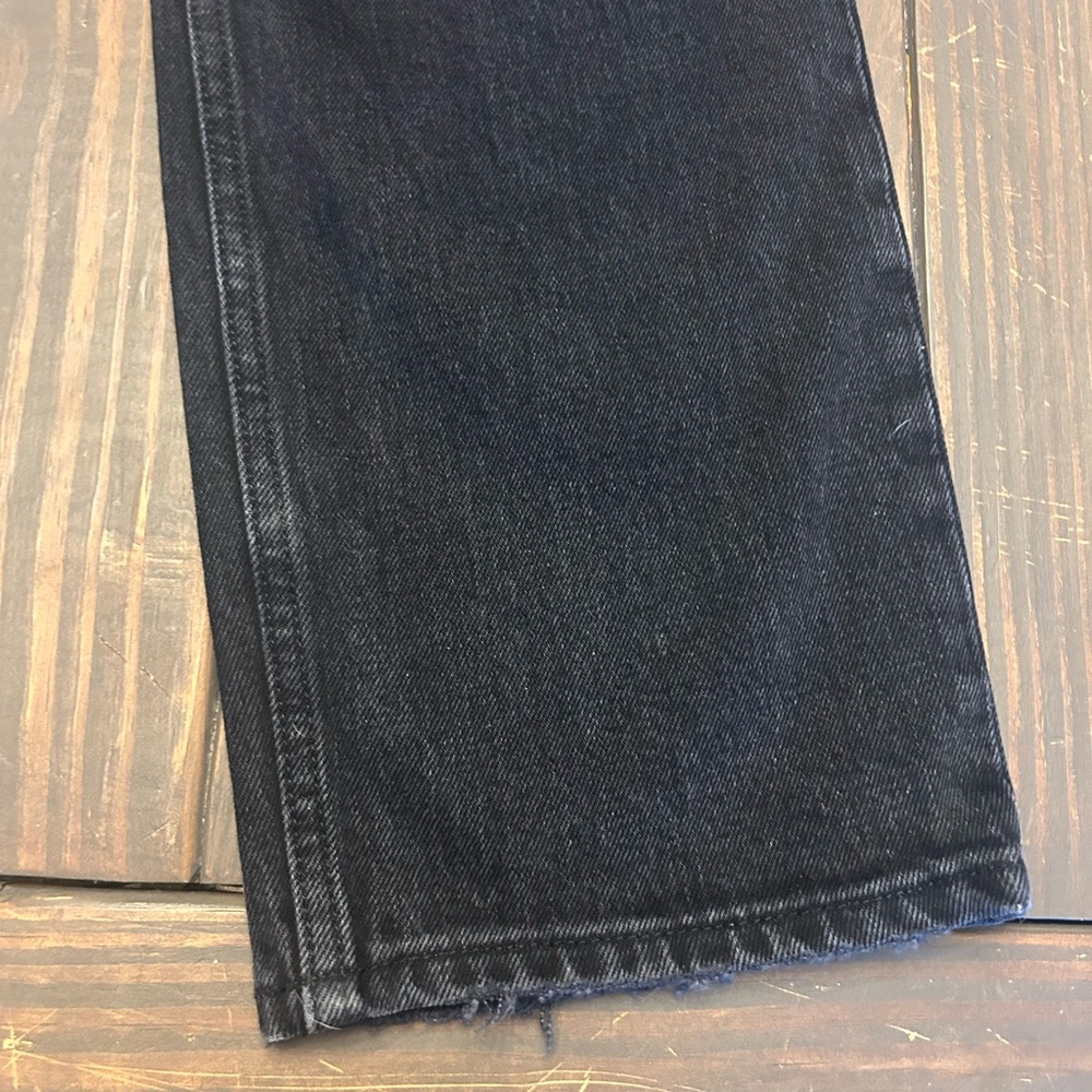 Abercrombie & Fitch The '90s Straight Ultra High‎ Rise Jeans Womens 27 / 4 Black - Picture 8 of 13